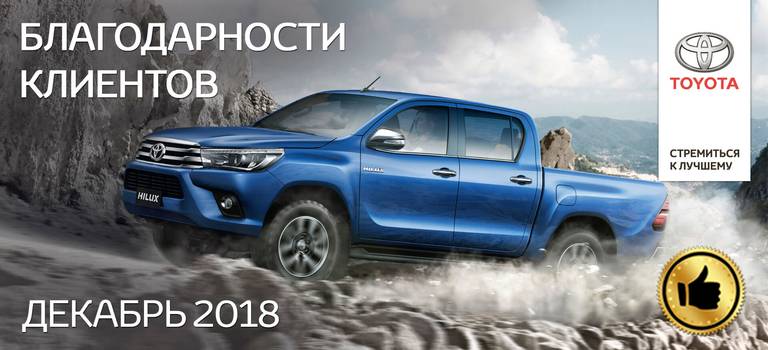 Изображение на странице Благодарность Тойота Центр Томск